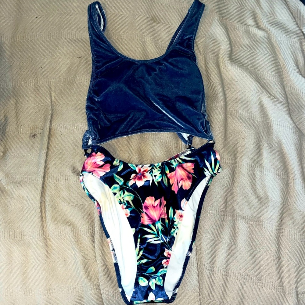 Victoria’s Secret one piece cut out velvet bathing suit